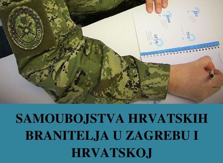 Samoubojstva hrvatskih branitelja u Zagrebu i Hrvatskoj